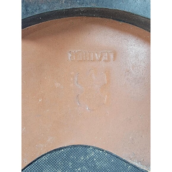 Dimitri Shoes Mens Size 11 Black Leather Made in Italy Cap Toe Dress Hand Made - Picture 8 of 12